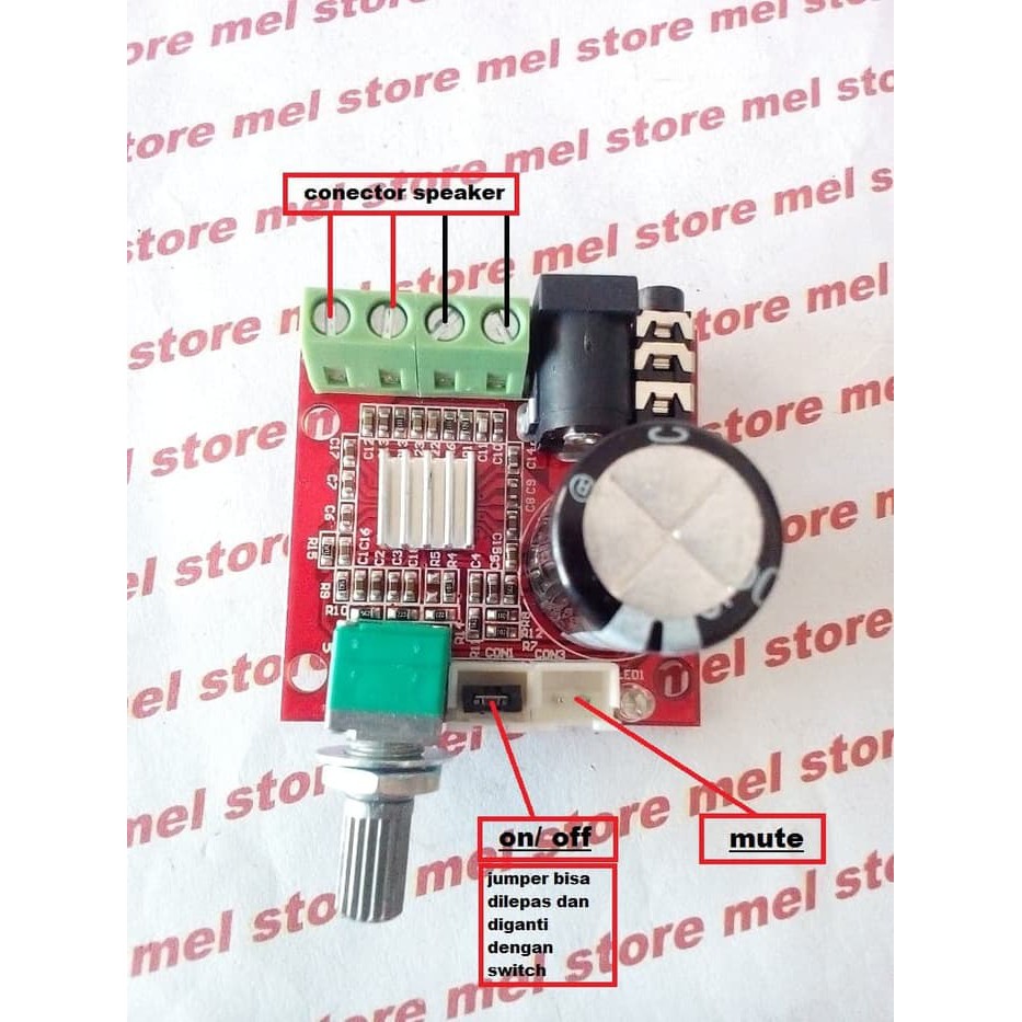 PAM8610 Stereo Amplifier 2X10W Class D With Volume control