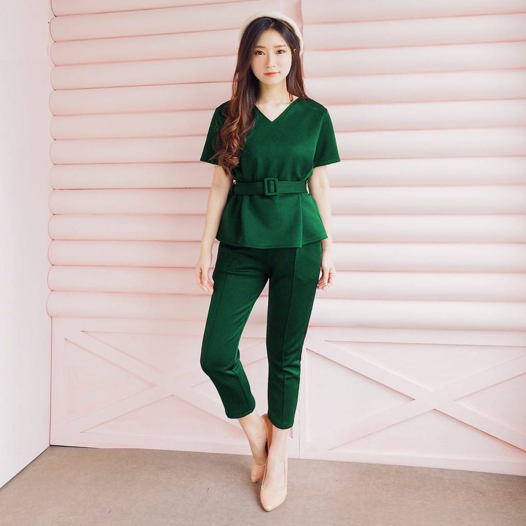 [BISA BAYAR DI TEMPAT] Set Susan | Setelan Wanita | Setelan Korea | Baju Wanita Korea