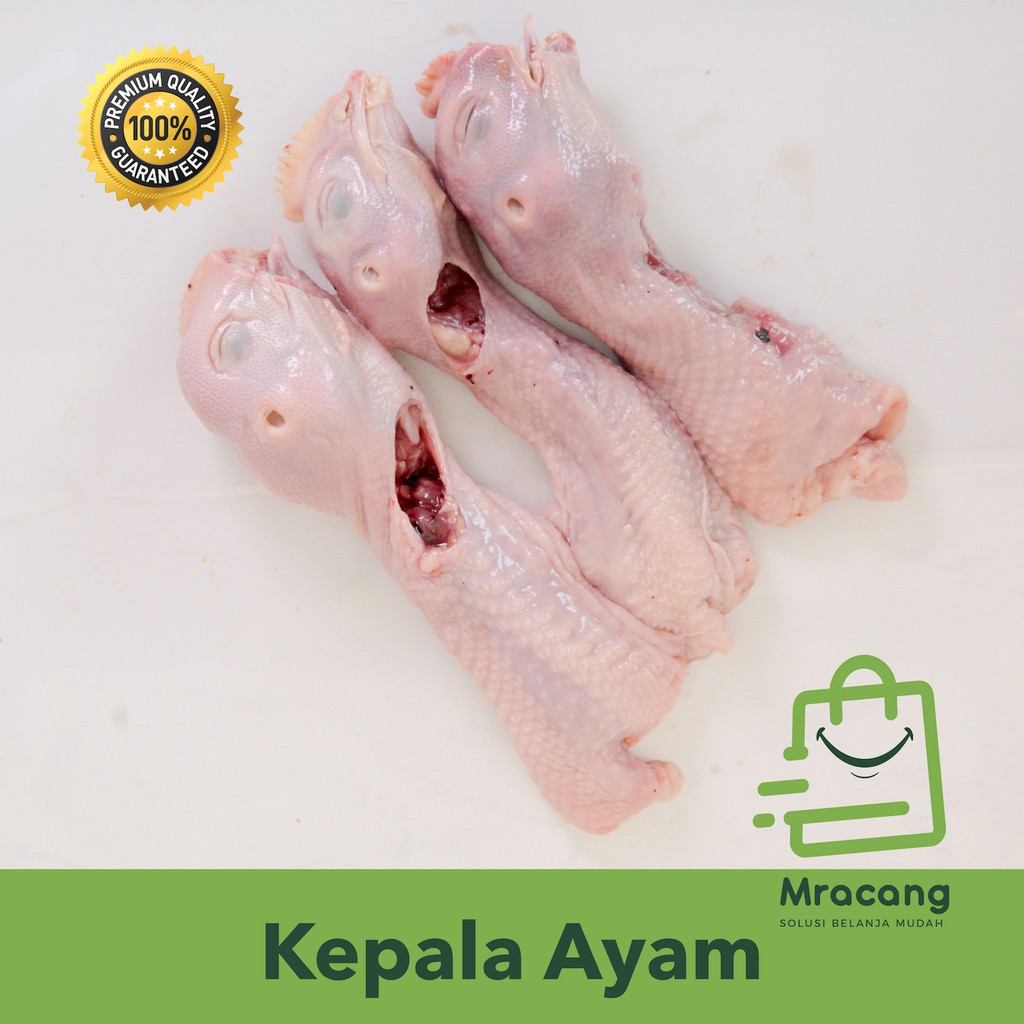 KEPALA AYAM / AYAM POTONG BROILER - Berat 500Gram