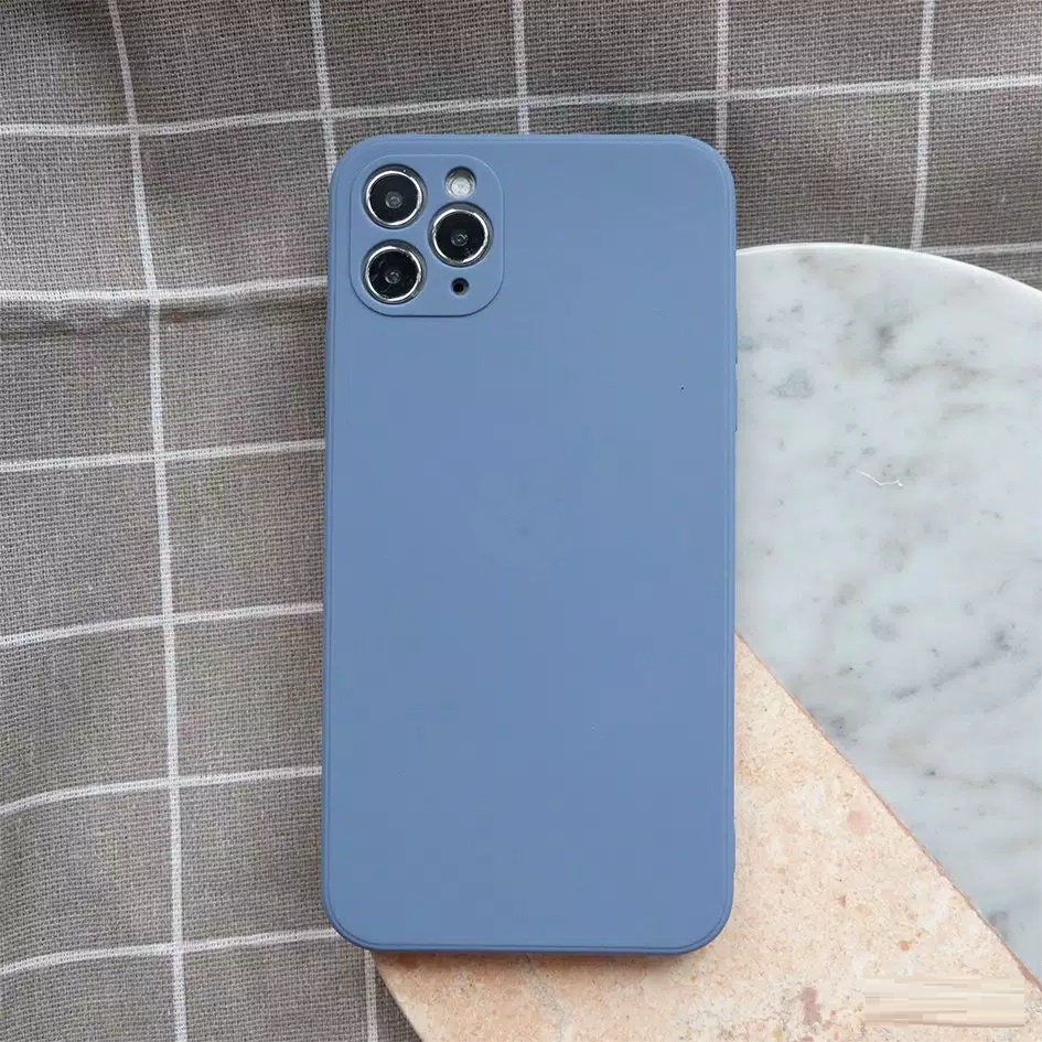 Case Square Edge Xiaomi Redmi Note 10 10S 9 PRO 9A 9C 9T Silikon Full Cover Camera Protection Softcase Macaron Casing Candy Straight Silicone-3