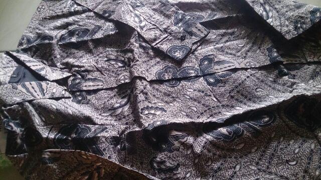(1kg=4pcs) Kemeja Batik Lengan Panjang Batik Ori Rahayu Bagaskara Batik Solo Seragam Batik