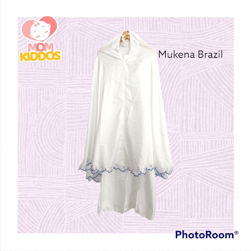 [PROMO RAMADHAN] MUKENA DEWASA MUKENA BRAZIL BORDIR BUNGA WARNA  MUKENA BAHAN SATIN PREMIUM
