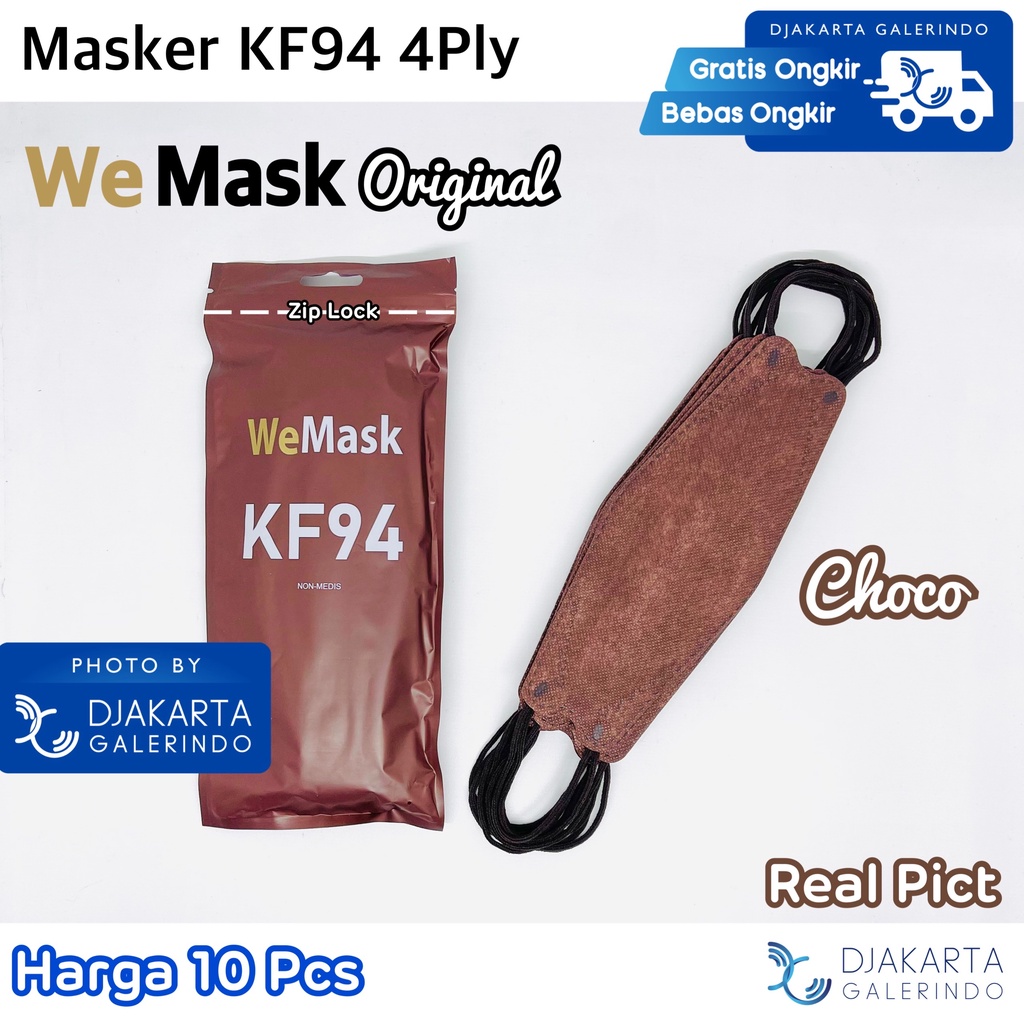 Masker KF94 Mix Warna korea 4ply / 5Ply isi 10 Pcs