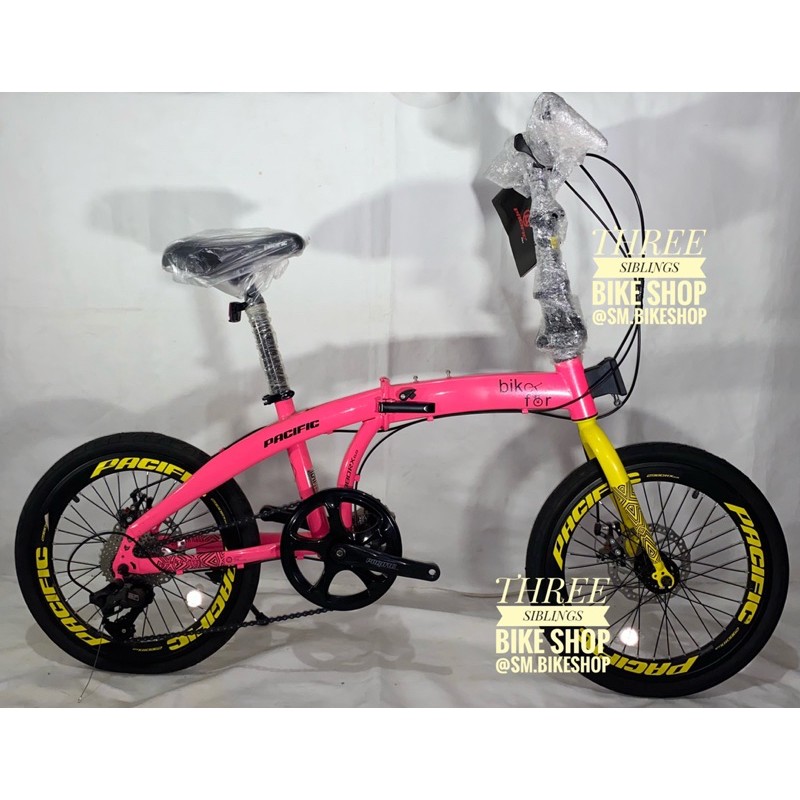 SEPEDA LIPAT PACIFIC 2980 RX 6.8 VT 20 INCH BUBLEGUM PINK BLACKBOX 8 SPEED