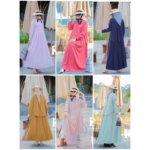 SEIKA MIDI DRESS BY RAFIKA