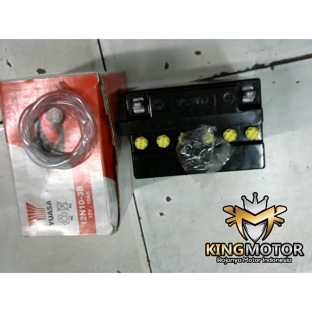 Aki Accu 12N10-3B Kit Basah YUASA