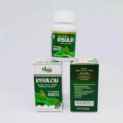 Kapsul INSULQU (Insulin) Inayah 50kapsul / Mengatasi Diabetes