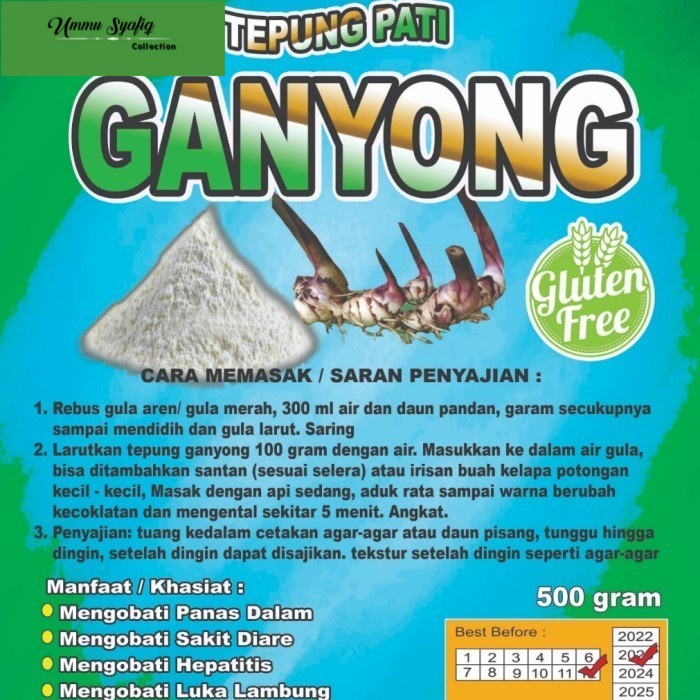 

Ubi Ganyong TEPUNG GANYONG Tepung Pati ganyong spesial 500 gr