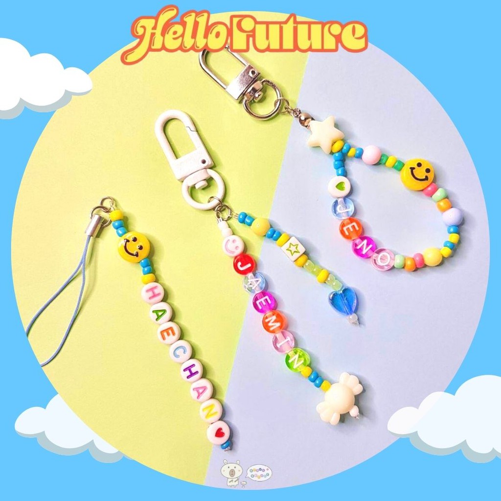 [NCT] NCT Dream Hello Future Beads Keychain / Gantungan kunci kpop Jaemin Haechan Jeno