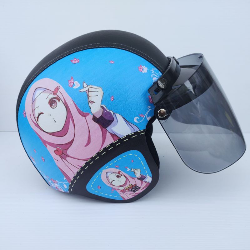 Helm bogo pres dewasa MOTIF HIJAB SARANGHEO