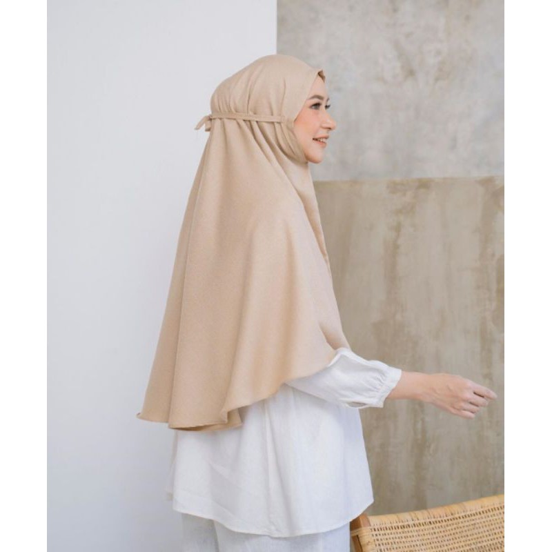 JILBAB BERGO TALI STANADAR SYAFANY,KHIMAR POLOS,JILBAB KHIMAR TALI JUMBO, HIJAB INSTAN MARYAM-6