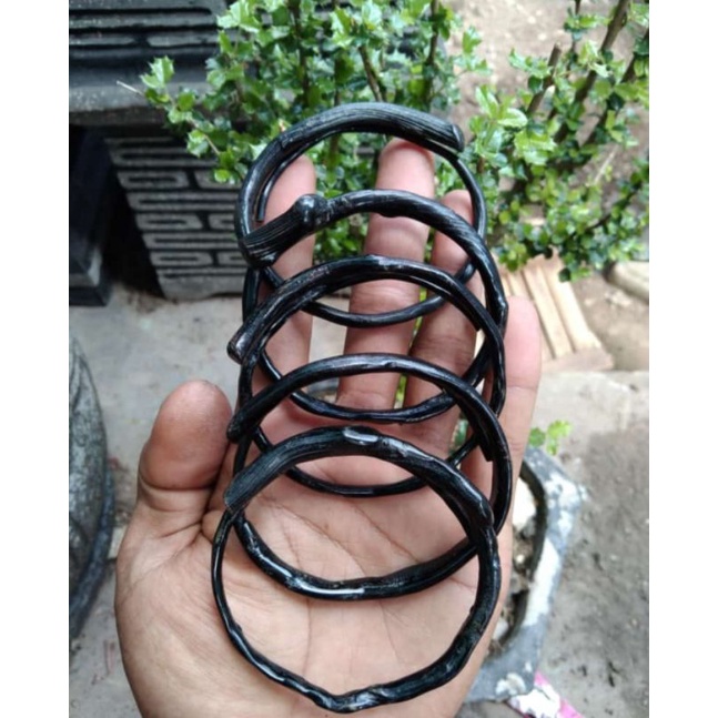 GELANG AKAR BAHAR HITAM ASLI/GELANG AKAR BAHAR  LENTUR