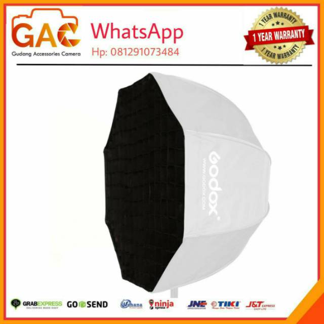 Honeycomb grid octagonal softbox 120cm godox