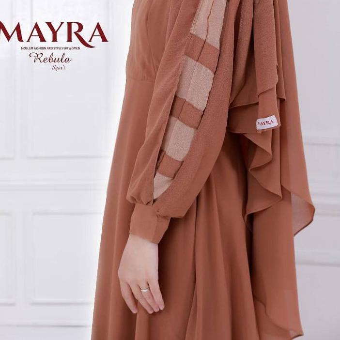 ✵ Baju Gamis Wanita Terbaru Model Pesta Kekinian Cerruty Rebula syar'i Gamis Syar'i ➵