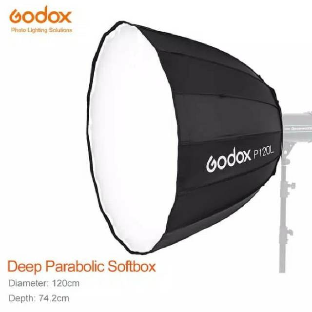 Softbox parabolic GODOX mount bowen P120L 120Cm WITH GRID