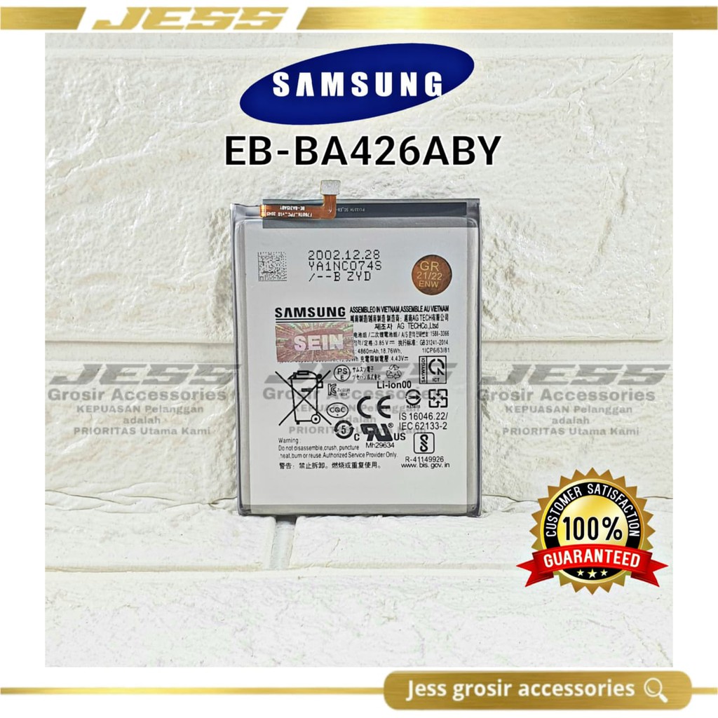 Baterai Original Samsung Galaxy A42 5G - A426 - A426B - SM-A426B Kode Battery EB-BA426ABY
