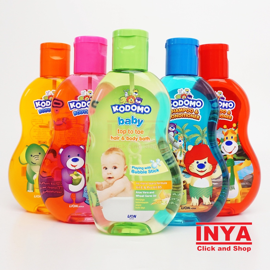 KODOMO BODYWASH ORANGE 200ml - Sabun Bayi Cair - Baby &amp; Kids