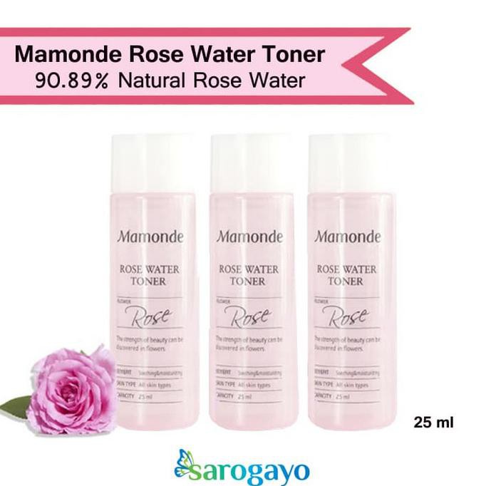sarogayo READY Mamonde Rose Water Toner Trial Travel Kit 25 ml