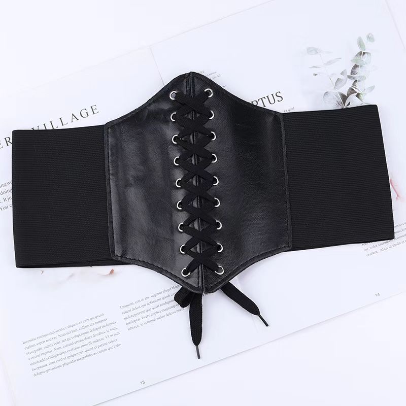 (Hello Girl) YD9 Ikat Pinggang Wanita Gesper Lebar Korea Import
