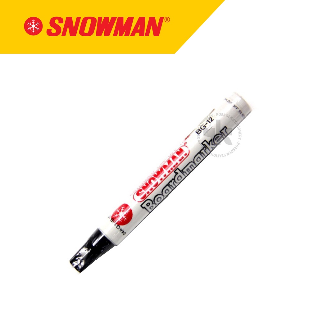 Spidol Whiteboard Marker Snowman BG-12