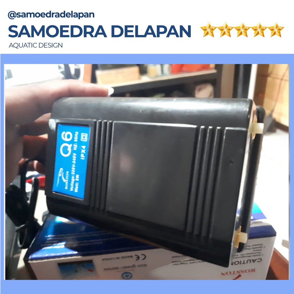 AERATOR 2 LUBANG YAMANO Q6 GRATIS SELANG & BATU AERATOR MESIN AERATOR BISA UNTUK 2 AQUARIUM