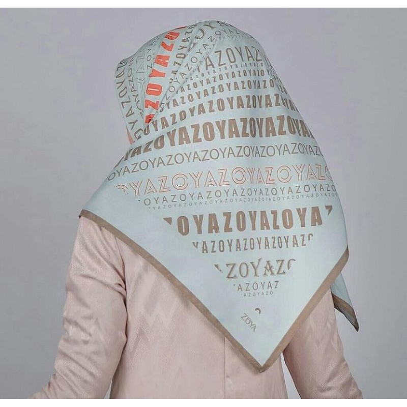 Zoya Hijab Segiempat Thifora Scraf Jilbab Motif