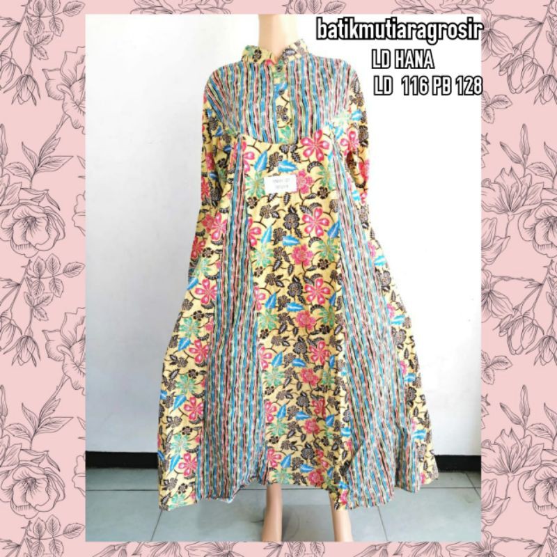 GAMIS BATIK HAP LONGDRESS HANA BUSUI