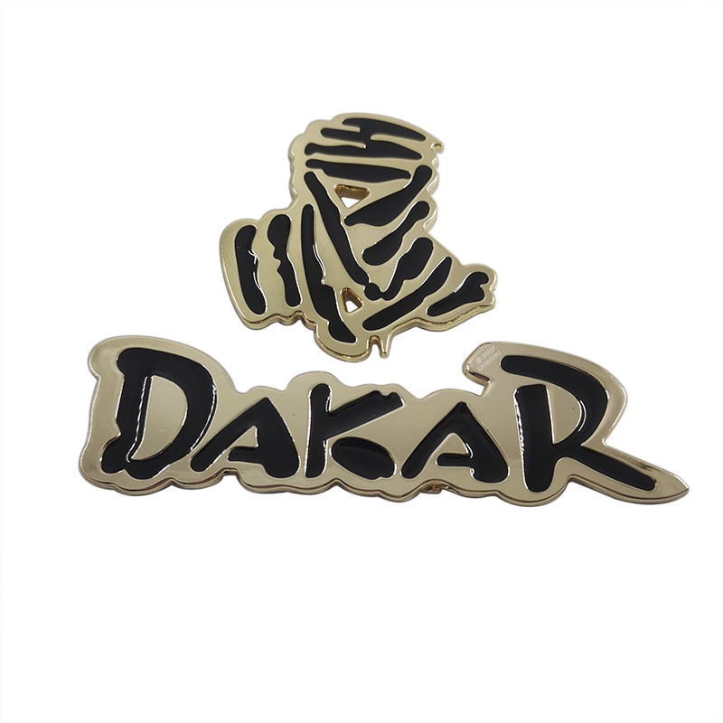 1pc Stiker Emblem Logo Dakar Rally Racing Bahan Metal Untuk Dekorasi Mobil Jeep / Truk