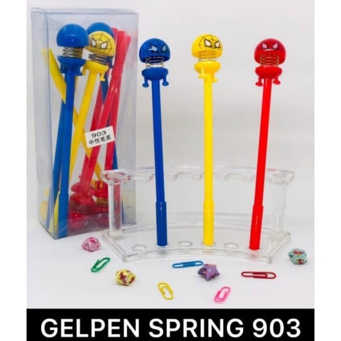 

AS888 - Gel Pen Spring / Pen Gel Per Karakter Kartun Spiderman Aneka Warna