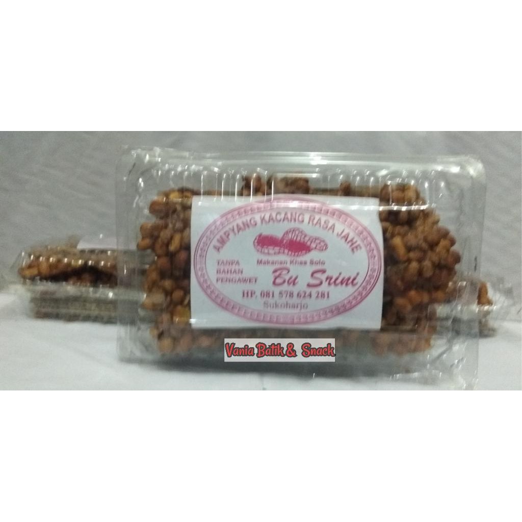

Vania Snack Ampyang Kacang Rasa Jahe Bu Srini Mika Besar/Ampyang Kacang/Ampyang Jahe