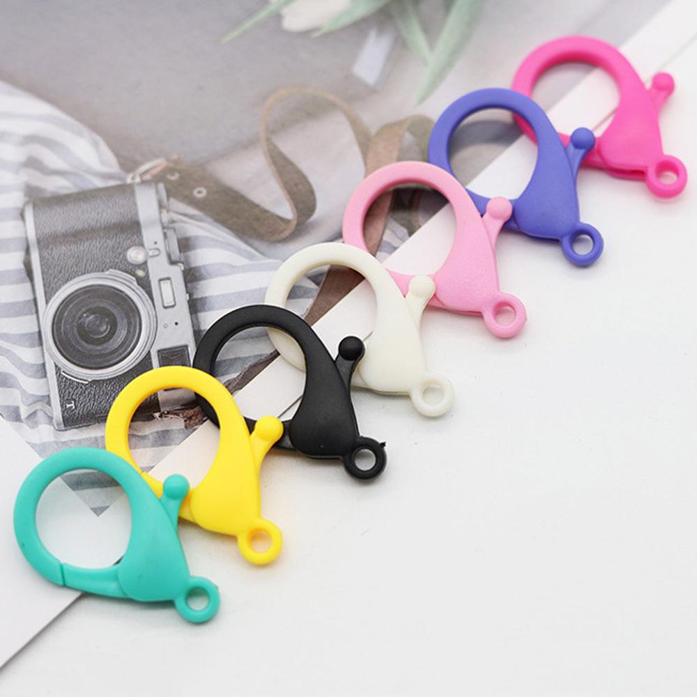 Lanfy Lobster Clasps Colorful 20pcs/Lot Gantungan Kunci Key Chain Snap Hook Bentuk Lampu Gesper