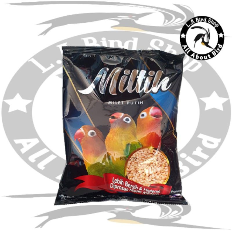 MILTIH MILET PUTIH PAKAN BURUNG LOVEBIRD