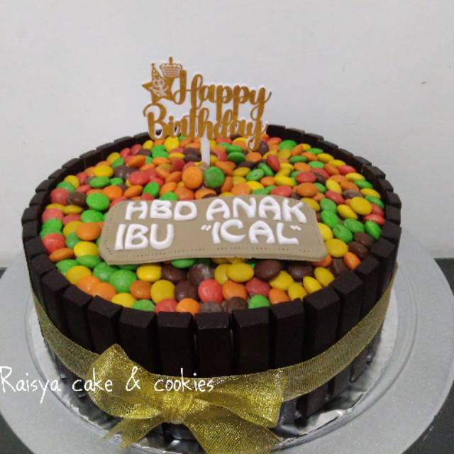 

Kue ulang tahun coklat cha2