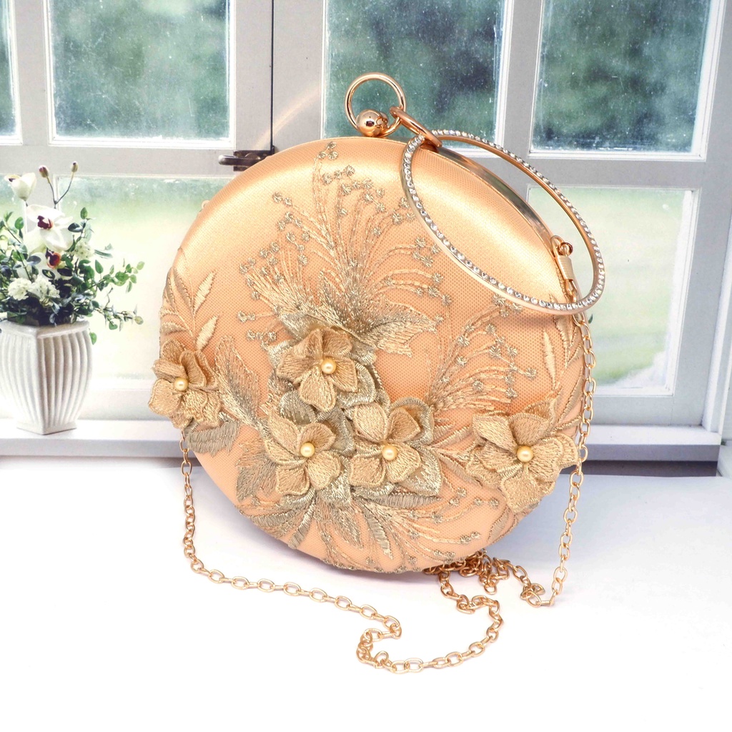 TAS PESTA WANITA IMPORT 22075L-2 CLUTCH PREMIUM