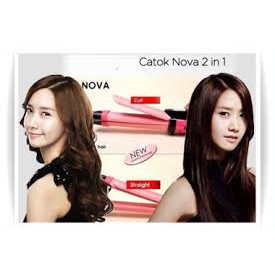 PA CATOKAN MINI NOVA 2IN1 CATOK RAMBUT 2 FUNGSI PENGERITING PELURUS NHC 2009