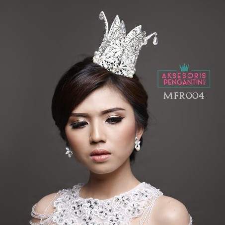 [READY STOCK] AKSESORIS PENGANTIN CROWN ROYAL WEDDING HEADPIECE PREMIUM MFR004