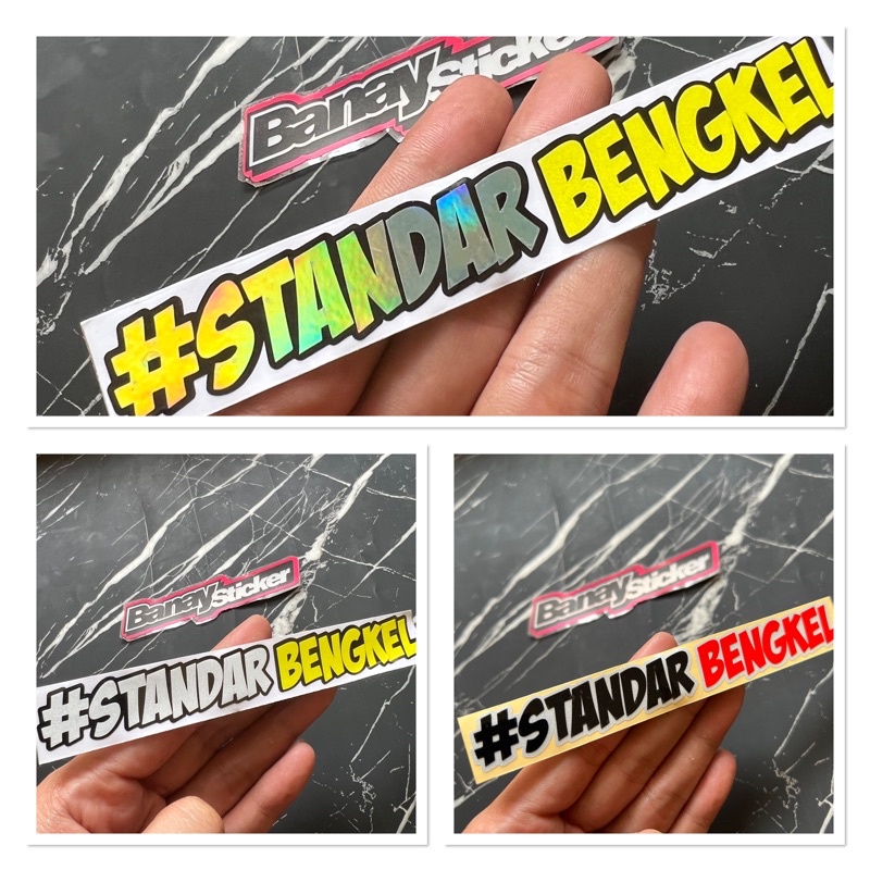 STICKER STIKER STANDAR BENGKEL CUTTING