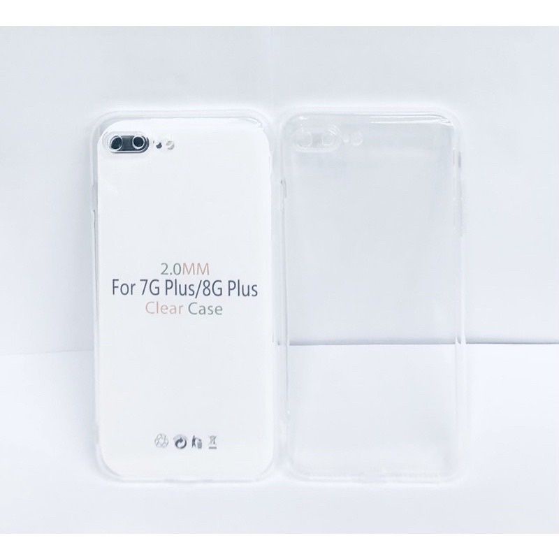 iPhone 6 6s 6s+ 7 7+ 8 8+ SE SE2 Softcase HD Ultra Clear Soft Case Silicone Cover Bening 6 Plus 7 Plus 8 Plus