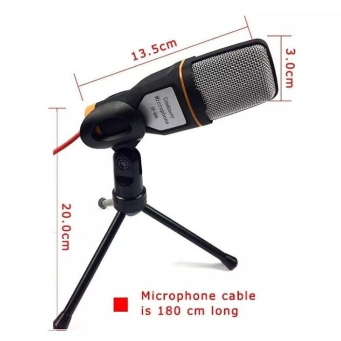 Mic Kondensor Suara Studio Mic Perekam Siaran Streaming
