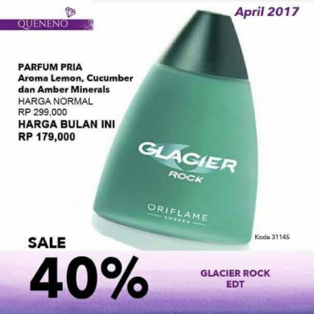 Glacier rock eau de toilette