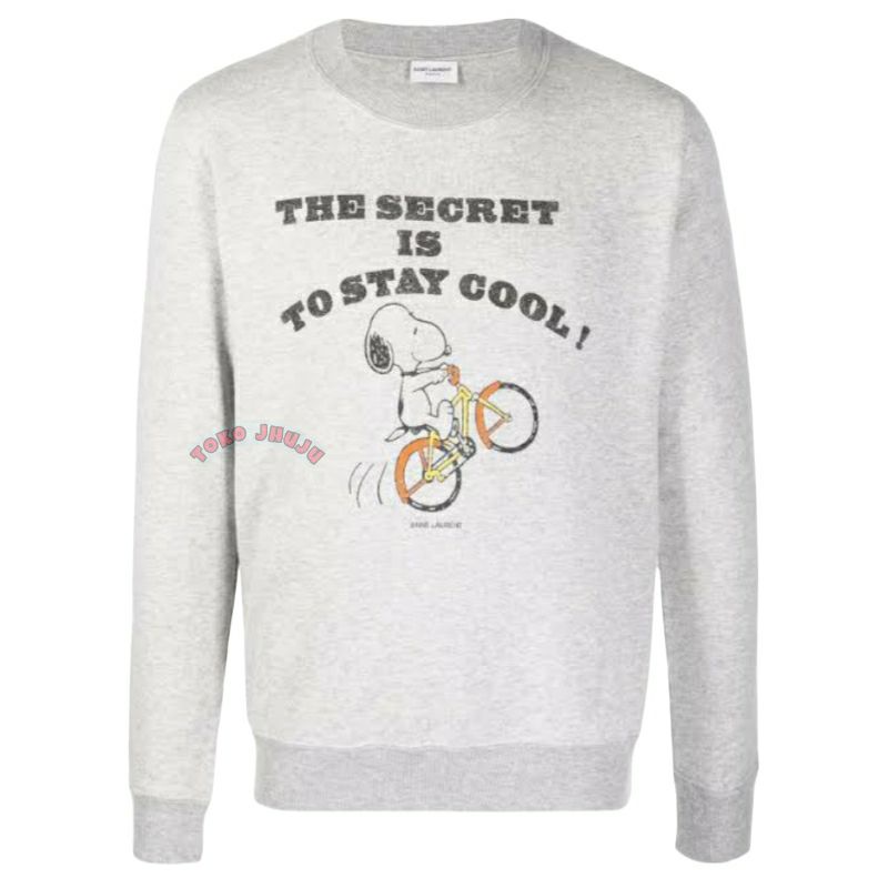 Basic Sweater NCT 127 Jungwoo style THE SECRET IS TO STAY COOL SNOOPY PRINTING