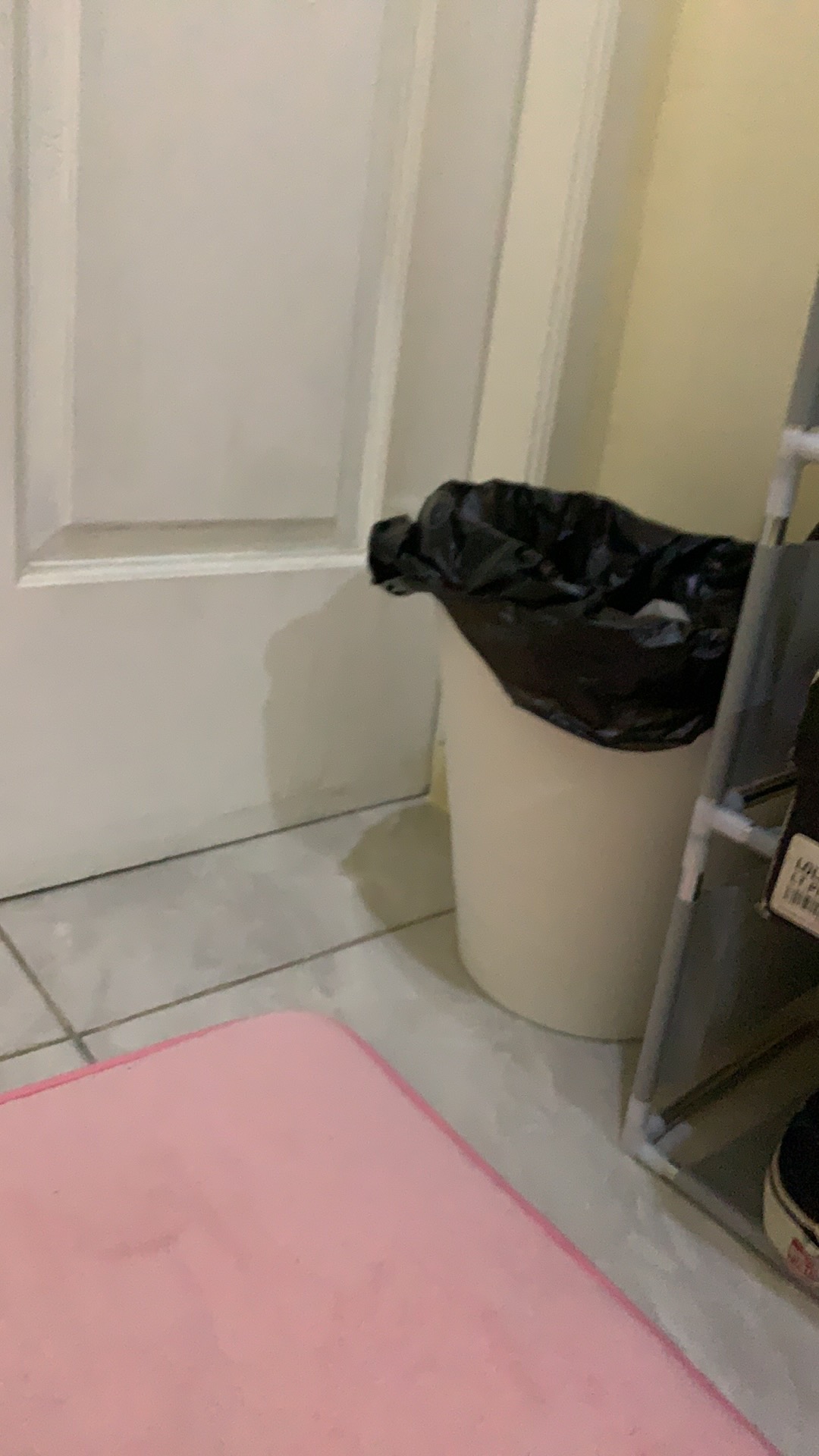 Tempat/tong Sampah Atau Bak Sampah Berwarna Putih, Bisa Untuk Pot Bunga 10l Fn1550