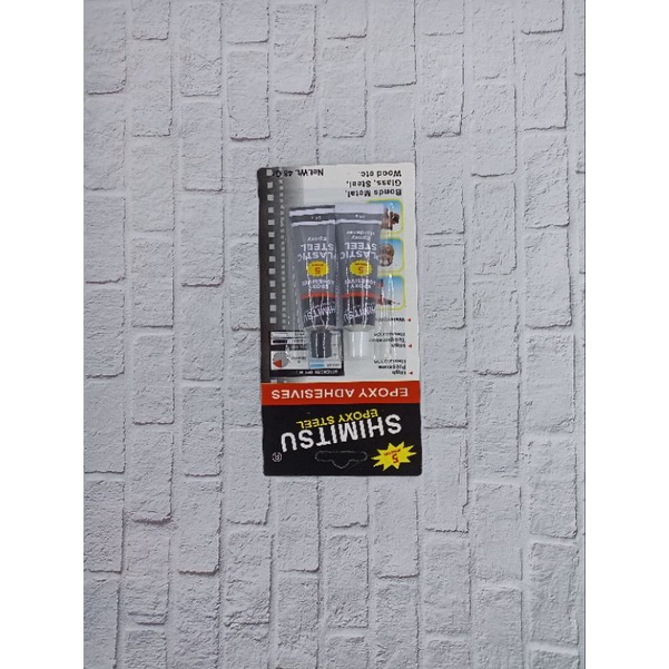 

GROSIRAN SHIMITSU Lem Epoxy Lem Besi Shimitsu 12 Pcs - 48 Gram