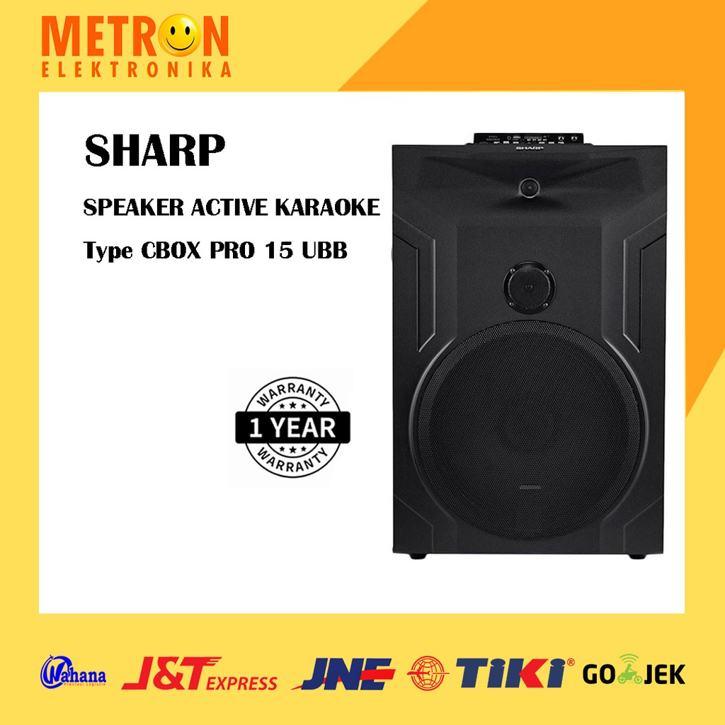 SHARP CBOX PRO 15 UBB / SPEAKER AKTIF KARAOKE / CBOXPRO15UBB