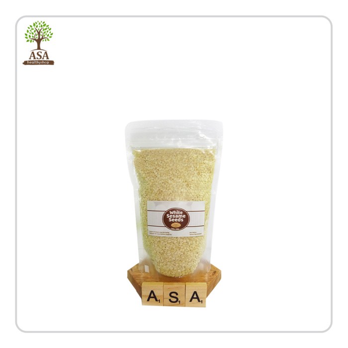 

q20w1q1qw White Sesame Seeds 100 Gram / Biji Wijen Putih Dscscv