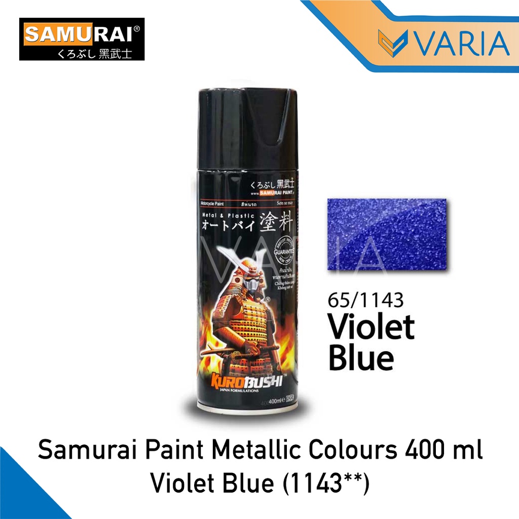 Cat Semprot Pylox Pilox Samurai Paint Metallic Violet Blue 1143