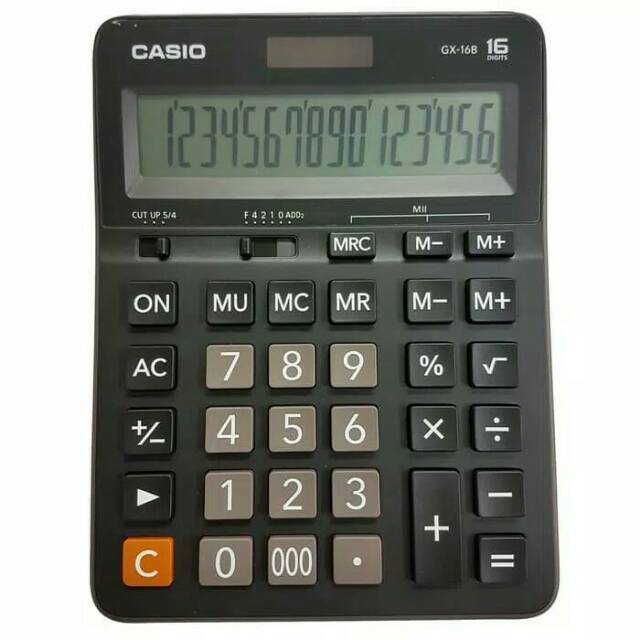 

Kalkulator calculator casio meja dagang office casio gx-16b gx16b original garansi resmi