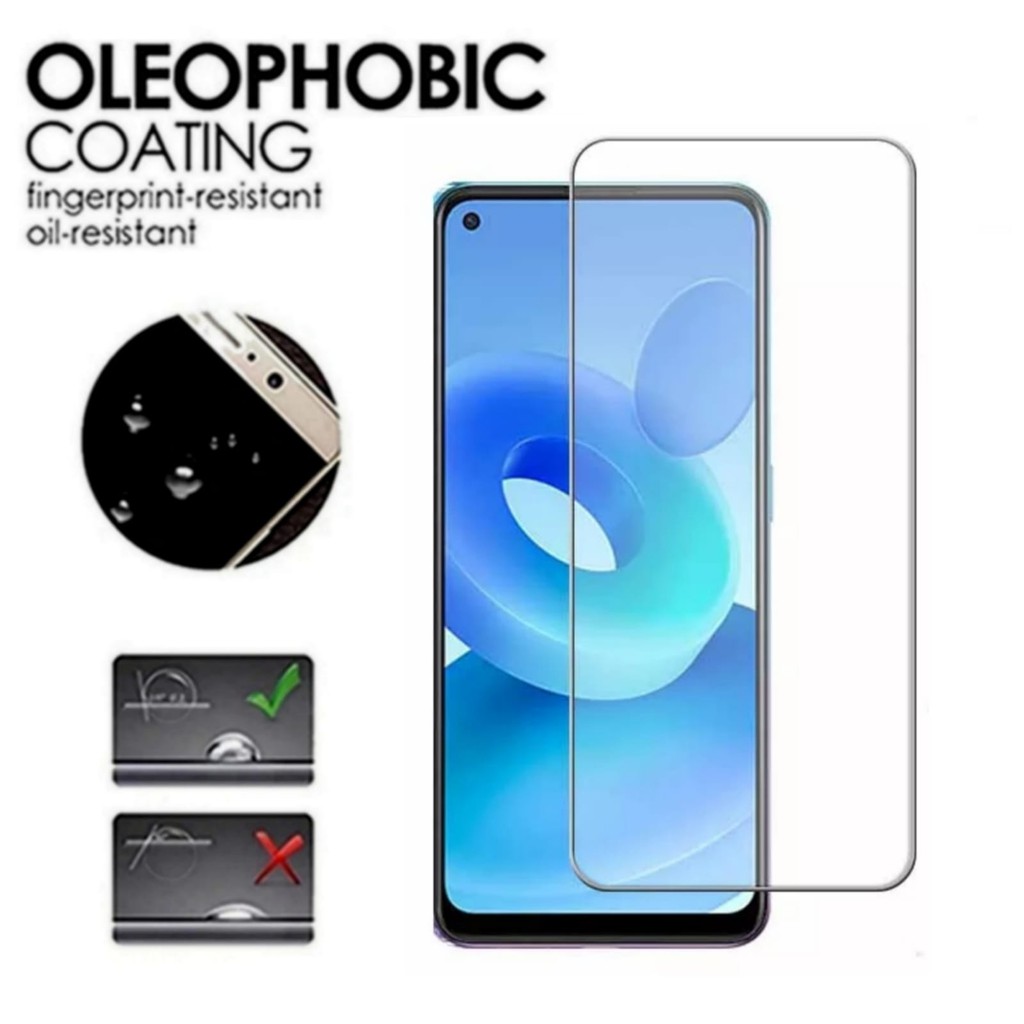 NEW Tempered Glass OPPO A95 Anti Gores Layar Screen Protector Handphone Clear