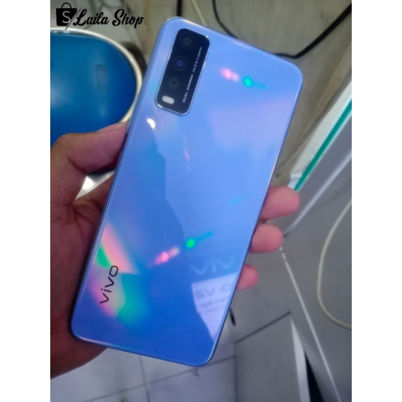 Vivo y12s warna biru