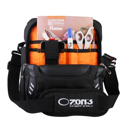 Tas Selempang Netbook 10 inch OZONE 740 + Raincover [HITAM]